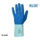 Fischereihandschuh - Chemikalien-Schutzhandschuh - Pro-Fit Super Blue Naturlatex blau
