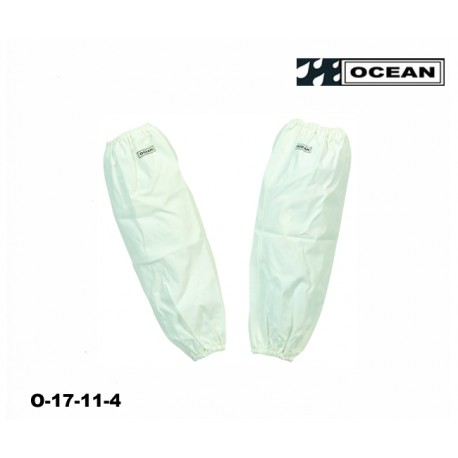 Ärmelschoner Ocean EN 343 PVC auf Polyester-Trägergewebe weiß
