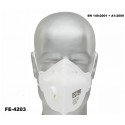 Feinstaub-Faltmaske FFP2 TECTOR 12 Stück mit Ausatmungsventil Norm: EN 149:2001 + A1:2009