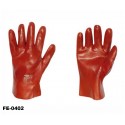 stronghand® Vinyl Handschuhe rot 27 cm Profi-Qualität für Landwirtschaft, Handwerk, Industrie