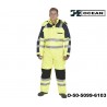 Warnschutz Thermo-Overall HIGH-VIS - OCEAN, gelb - marine, 3M Reflexstreifen, EN 471-3