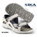 Sika Berufs-Sandale weiß-grau 22204 Motion
