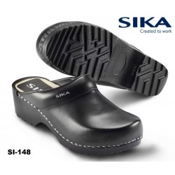 Sika Clogs 148 Traditionell offen schwarz oder weiß othopädisches Holzfußbett