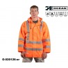 Warnschutz Regenjacke Ocean Coulomb Premium orange - Multinorm mit Störlichtbogenschutz