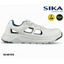 SIKA Sicherheitssandale S1 weiß 60103 Cloud Open Shoe mit BOA®-Verschluss für Medizin und Pflege