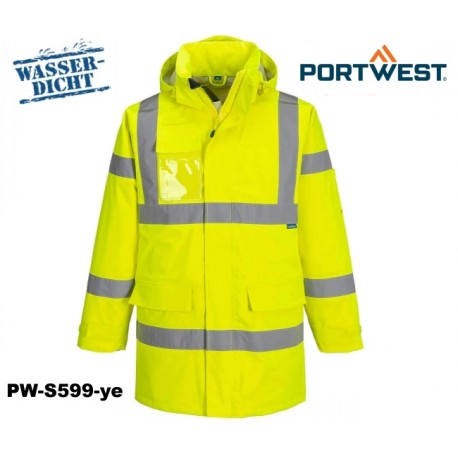 Hi-Vis Extreme Regenparka - gelb