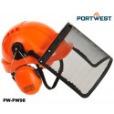 Forsthelmkombination Profi-Set orange CE-zertifiziert