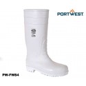 S4 Sicherheits-Gummistiefel weiß für die Lebensmittelindustrie