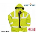 Regen- Warnschutzjacke gelb gefüttert PORTWEST® Bizflame™ flammhemmend