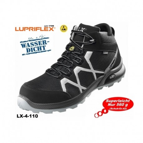 S3 Sicherheitsschuh mittelhoch wasserdicht LUPRIFLEX® LX 4-110 Speed Aqua Mid ESD superleicht