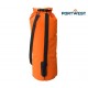 Wasserdichte lange Tasche 60 Liter orange