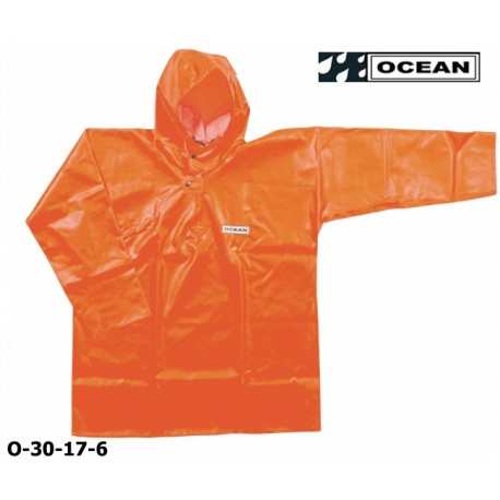 OCEAN Offshore, 30-17- Fischerei-Regenbekleidung, Ölhemd - Smock, orange, Landwirtschaft & Fischerei