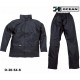 Regenanzug aus PU Comfort Stretch - Ocean 20-54 schwarz Jacke und Hose aus 210gr PU