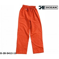 Regenhose leicht - PU Comfort Stretch - Ocean Bundhose 20-5420 orange aus 210gr PU