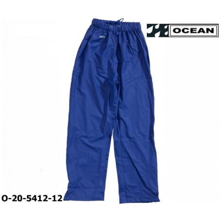 Regenhose leicht - PU Comfort Stretch - Ocean Bundhose 20-5412 königsblau aus 210gr PU