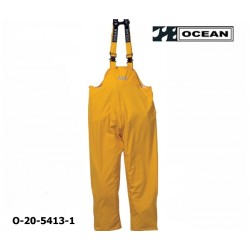 Regenlatzhose leicht - PU Comfort Stretch - Ocean Latzhose 20-5413 gelb aus 210gr PU