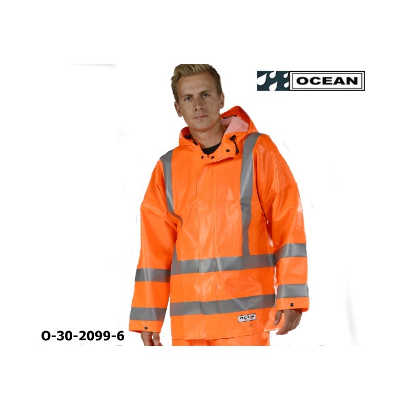 Warnschutz-Regenset Warnschutz Regenanzug Warnschutz Regenkleidung orange 