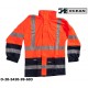  Warnschutz Regenjacke leicht - 210 Gr. PU Comfort Stretch - Ocean 20-5420-99 marine/orange 1
