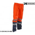 Warnschutz Regenhose leicht - PU Comfort Ocean Bundhose 20-5412-9 orange marine