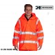 Warnschutz Regenjacke leicht - 210 Gr. PU Comfort Stretch - Ocean 20-5420-99 fluoreszierend orange 