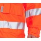 Warnschutz Regenjacke leicht - 210 Gr. PU Comfort Stretch - Ocean 20-5420-99 fluoreszierend orange det