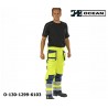 Warnschutz Bundhose gelb-marine Ocean Medusa atmungsaktive Wetterschutzhose 