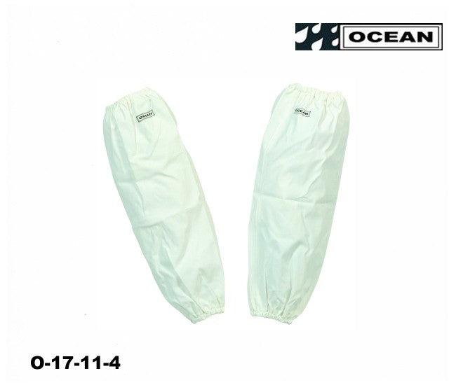 Ärmelschoner Ocean EN 343 PVC auf Polyester-Trägergewebe weiß 130000