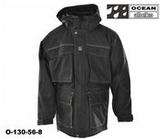 Wetterschutzparka Ocean Medusa atmungsaktive Parkajacke schwarz