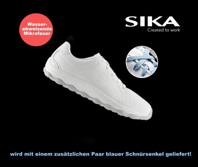 Sneaker SIKA BUBBLE STEP O2 Modell weiß für Beruf und Freizeit