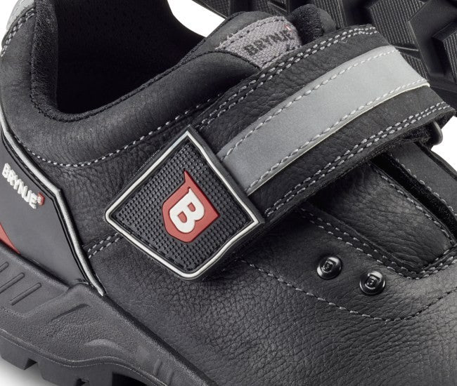 Sicherheitshalbschuh S3 BRYNJE ADVANTAGE 421 HRO ESD  mit Klettverschluss - breite Passform