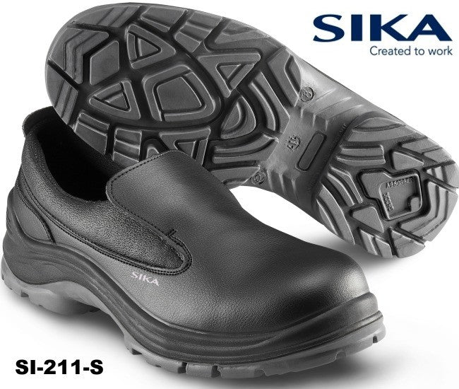 S2 Sicherheitsschuhe - Sika Limber 211 Easy Low Slipper schwarz, Halbschuhe - Breite Passform