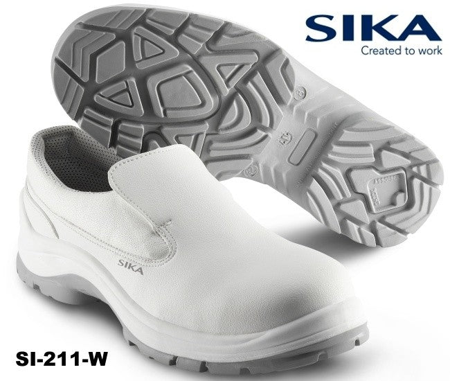 S2 Sicherheitsschuhe - Sika Limber 211 Easy Low Slipper weiß, Halbschuhe - Breite Passform