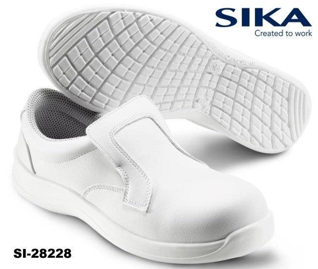 S2 Sicherheitsschuhe - Sika SELECT SLIP-ON weiß Halbschuhe, preisstark für die Grundbedürfnisse!