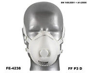 Dolomit-Feinstaubmaske FFP3 D Karton 100 Stück TECTOR mit Ausatmungsventil günstig