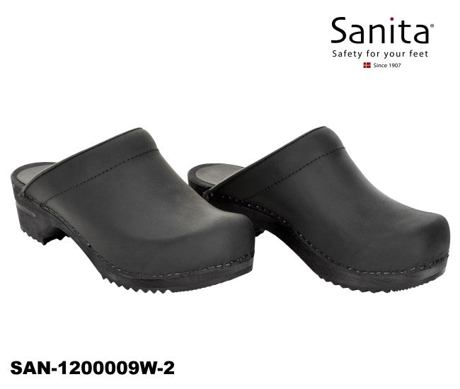 Sanita Chrissy Clogs Damen schwarz