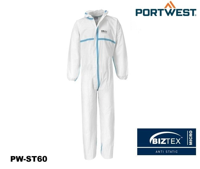 Schutz Overall 50 Stück ST60 Klasse 4/5/6 BIZTEX™ MICRO PORTWEST® weiß