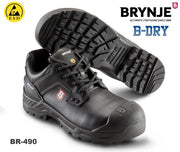 Sicherheitshalbschuh wasserdicht S3 BRYNJE 490 B-DRY OUTDOOR HRO ESD breite Passform