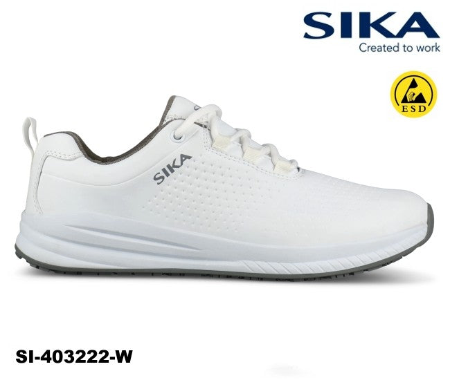 SIKA Sneaker Dynamic 403222 ESD Berufsschuh weiß für Beruf und Freizeit