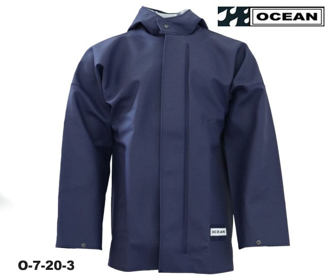 Ocean Weather Heavy Jacke schweres Ölzeug Regenjacke marine