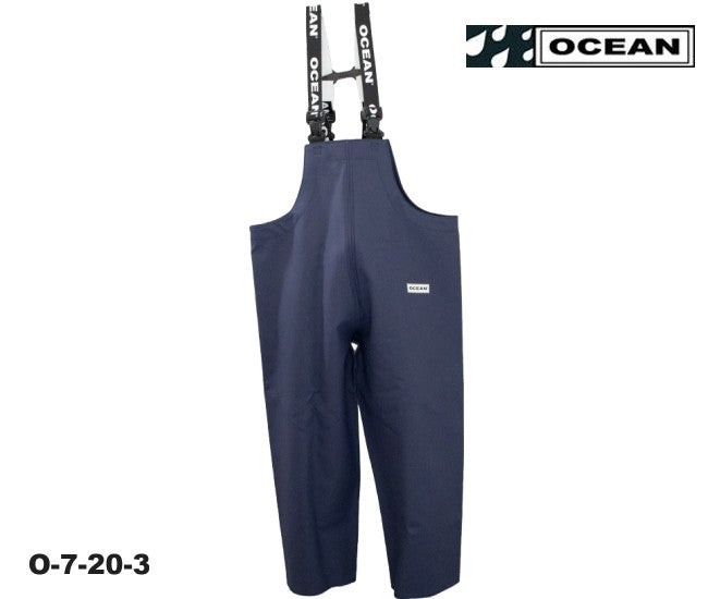 OCEAN Weather Heavy Regen-Latzhose marine breites Modell 030031
