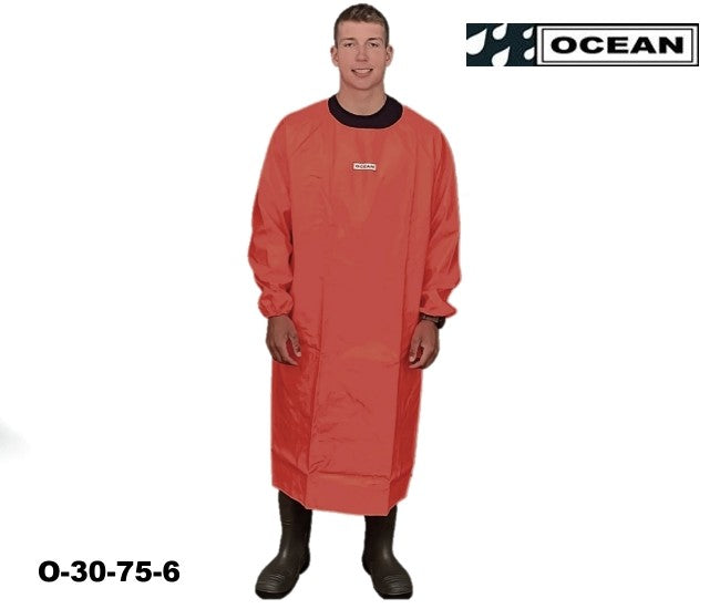 Ärmelschürze Ocean Offshore orange flammhemmend, resistent gegen Öl und Fett EN 343 EN14116