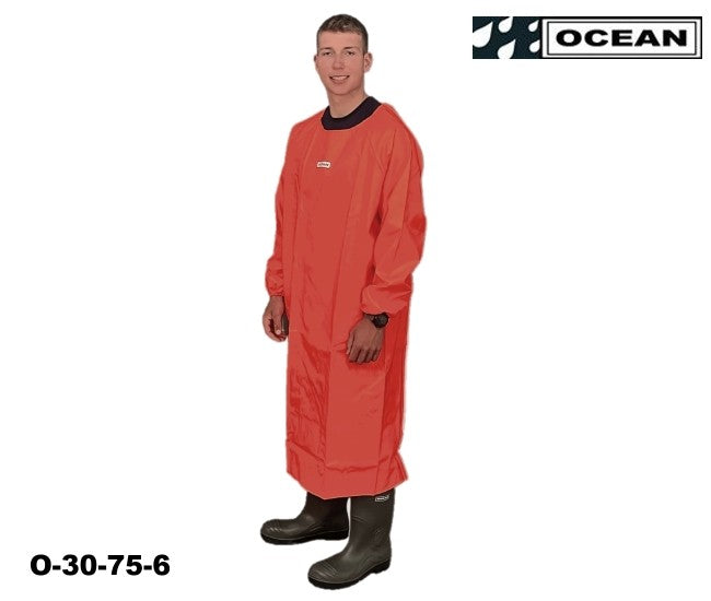Ärmelschürze Ocean Offshore orange flammhemmend, resistent gegen Öl und Fett EN 343 EN14116