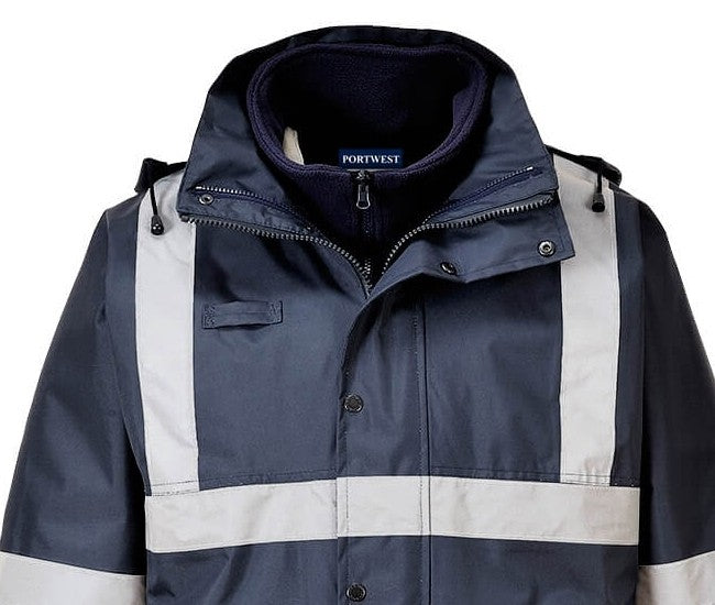 PORTWEST® Iona™3-in-1 Traffic Jacke marine