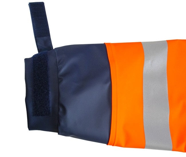 Warnschutz Thermo Regenoverall orange marine Beacon Comfort Ocean High vis Kl. 3