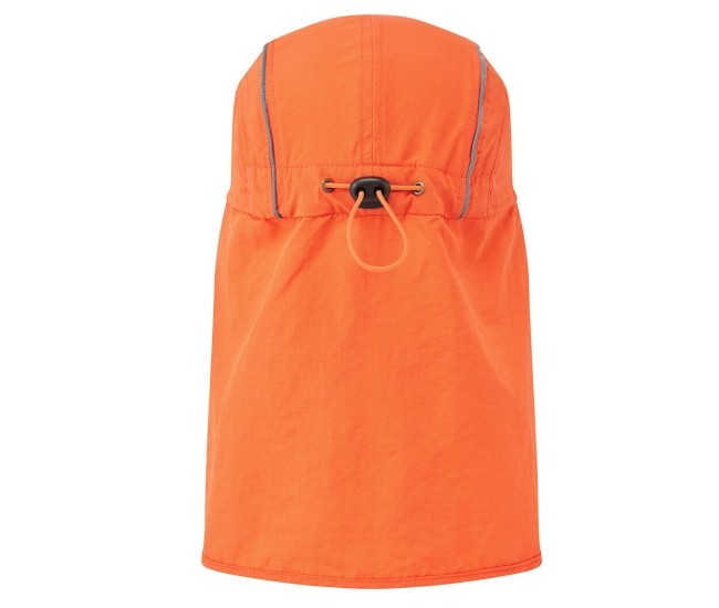 Sonnenschutzkappe orange - Atmungsaktiv
