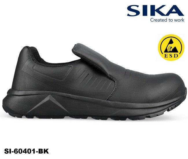 SIKA Sicherheitsschuh S2 Slipper schwarz 60401 Cloud Slip-on ESD