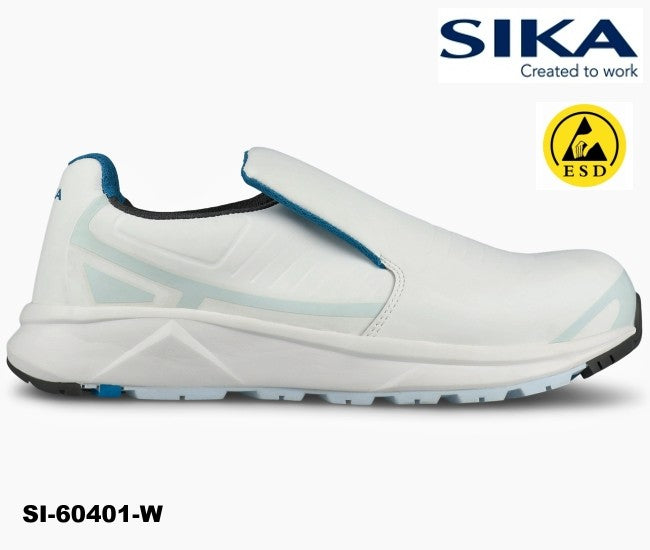 SIKA Sicherheitsschuh S2 Slipper weiß 60401 Cloud Slip-on ESD