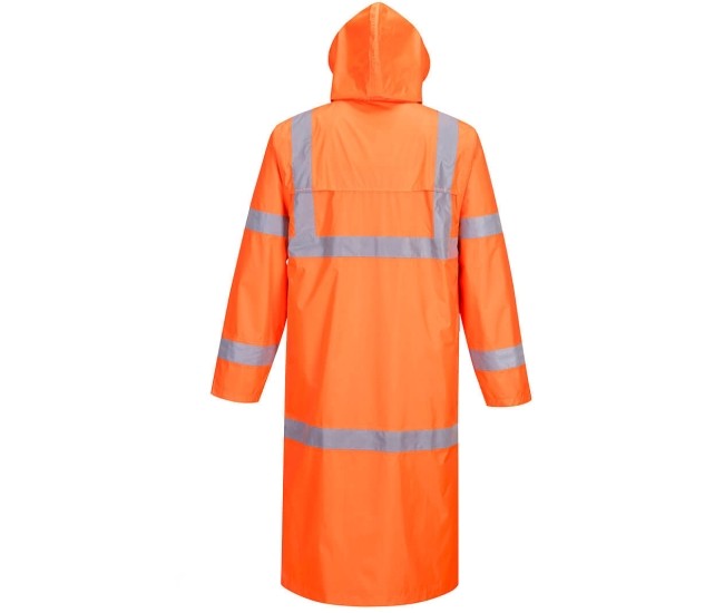 Warnschutz Regenmantel lang PORTWEST® orange 122 cm