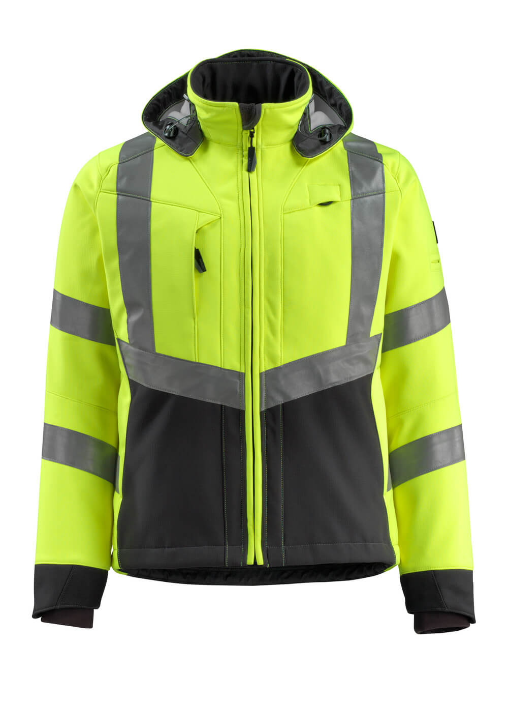 MASCOT Softshelljacke 15502-246 – Hi-vis Gelb/Schwarz