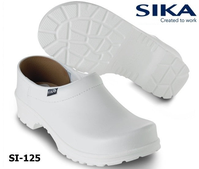 SIKA Clog 125 COMFORT OB - Berufsclog geschlossen weiß oder schwarz